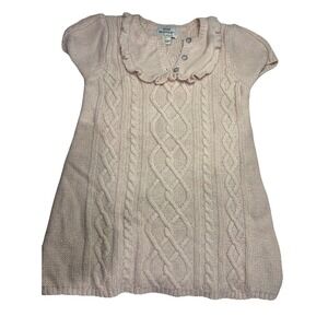 Toddler Girl Sweater Dress Pink Sparkle 4T Little‎ Maven Knit